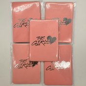 Resim 9 parça/set siyah-pembe 7. Yıldönümü Tebrik Kartları kızlar için rastgele set Jisoo-Rose-Lisa-Jennie hayranların toplamak için uygun pembe serisi rastgele set 