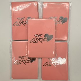 Resim 9 parça/set siyah-pembe 7. Yıldönümü Tebrik Kartları kızlar için rastgele set Jisoo-Rose-Lisa-Jennie hayranların toplamak için uygun pembe serisi rastgele set 