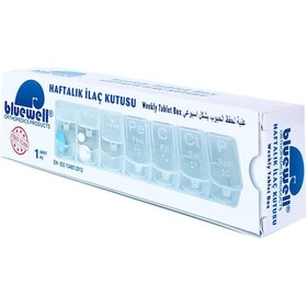 Resim Bluewell Haftalık İlaç Saklama Kutusu 