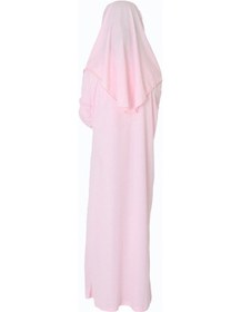 Resim Zehranaz Namaz Elbisesi Toz Pembe Çocuk Fermuarsız Namaz Elbisesi Çok Renkli 