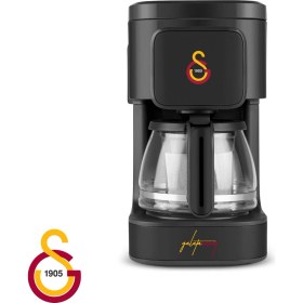 Resim Karaca Just Coffee Aroma 2 In 1 Filtre Kahve ve Çay Demleme Makinesi 5 Fincan Kapasite Siyah Cam Hazne 