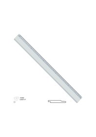 Resim Ark 50 Cm Çizim Ve Ölçüm Cetvel Şeffaf 
