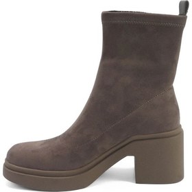 Resim İnci 5w Nayla.s Vizon Kadın Bot & Bootie A102042115 Vizon 