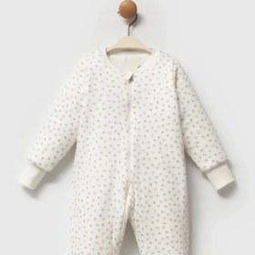 Resim Ella Bonna Fermuarlı Bisiklet Yaka Uyku Tulumu Çoraplı Patikli 2,5 Tog Ekru-gül Kurusu 