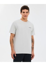 Resim Skechers Organic Coll. M Short Sleeve T-shirt Erkek Beyaz Tshirt S241166-3835 