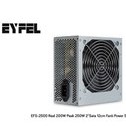 Resim EYFEL EFS-2500, 250W Peak, 12cm Fan, ATX, Power Supply (PSU) 