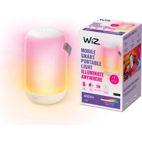 Resim Wiz Mobile Portable - Şarjlı Taşınabilir Akıllı Lamba (RGB Ambiyans) Matter, Google Home, Alexa Uyumlu 