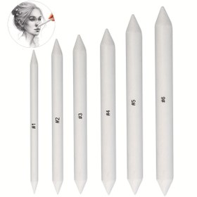 Resim 6 adet Karıştırma Çubuğu ve Tortillions, Kağıt Sanatı Karıştırıcıları, Sanat Kalemleri, Sanatçılar Öğrenci Çizim Araçları, Çizim Malzemeleri 