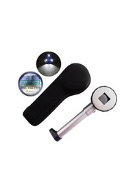 Resim Zcjb Kolu Büyüteç 10x Dermatoskop Ölçü Ölçeği Led Işık İle Net Görüş Sevıch-76140 