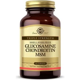 Resim Solgar Glucosamine Chondroitin Msm 60 Tablet Takviye Edici Gıda 