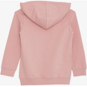 Resim Breeze Kız Çocuk Sweatshirt Pullu Simli Gülenyüz Baskılı 4-9 Yaş, Gülkurusu-gülkurusu Gülkurusu 