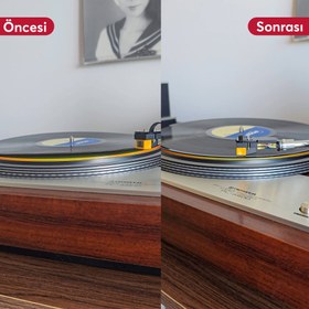 Resim Plak Düzeltme ve Ultrasonic Temizleme Hizmeti (Vinyl Flattening Service) - 4 Adet 