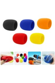 Resim Yıldızan Newshpings 5'li Standart 5 Renk El Mikrofon Süngeri (Sarı-Turuncu-Kırmızı-Mavi-Siyah) 1175713 