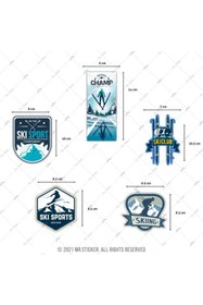 Resim Bay Etiket Hbgbdl6 Kayak Sticker Seti 5 Parca 