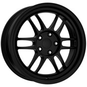 Resim EMR-DY487-21 7.0x17"-4x100 ET35 73.1 Matte Black Jant (4 Adet) 