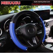 Resim Kadınlar İçin İç Halkalar Olmadan Yeni Bir Tip Pu Deri Geometrik 3d Parıltılı Mavi Mavi 