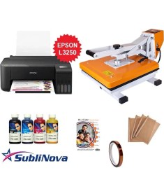 Resim Epson Süblimasyon A4 Pres Transfer Baskı Seti 