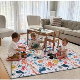 Resim Çok Amaçlı Aktivite Örtüsü, Makinede Yıkanabilir Ve Kullanışlı 145x180cm 