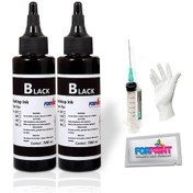 Resim Canon Tanklı Yazıcılara Uyumlu Mürekkep Seti 2X100 ML 