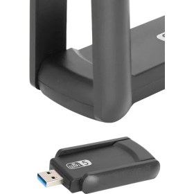 Resim Aesco Mbps Wifi Alıcı Kablosuz Wifi Adaptörü Çift Band Çift Antenli - Lisinya 