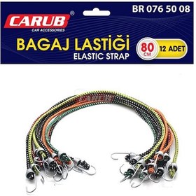 Resim BAGAJ LASTİĞİ (AHTAPOTU) 12'Lİ SET 80 CM 