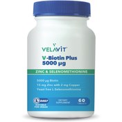 Resim VELAVİT V-Biotin Plus 5000 mcg 60 Tablet 