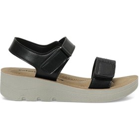 Resim Polaris 409105.z Siyah Kadın Comfort Sandalet 409105.z6fx 000000000102252287 
