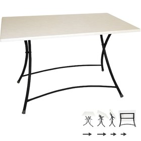 Resim Beymobilya Modern Katlanır Werzalit Tabla Masa (80X120) (532345037) 