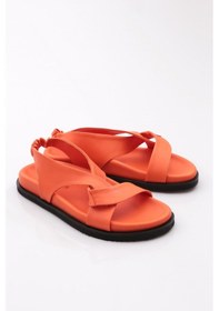 Resim Dgn 3040 Kadin Çapraz Bantli Sandalet 3040-2261-R1321 Oranj 