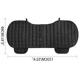 Resim Novahub Araba Koltuk Kılıfı, Peluş Yastık, Kış Mat, Kafes Koruyucu, Evrensel Uyum, Siyah 