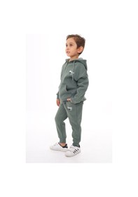 Resim Toontoy Kids Toontoy Erkek Çocuk Nakışlı Eşofman Takım Yeşil 