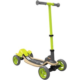 Resim Nessiworld Smoby S-Cruiser Ahşap 4 Tekerlekli Scooter 7600750700 