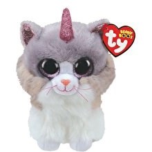 Resim Ty Beanie Boos Asher Boynuzlu Kedi 15 cm. 