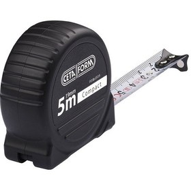 Resim Ceta Form Compact Şerit Metre (Siyah Kasa - Mıknatıslı) - 5 M x 19 mm 