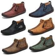 Resim Sones Erkek Martin Boots Büyük Beden Botlar Eğlence Takım Botları Haki Artı Kadife Çok Renkli 