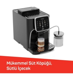 Resim Arzum OK0028 Okka Espresso Pro M Tam Otomatik Espresso Makinesi, 11 Sıcak ve Soğuk Içecek, Krom 