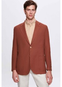 Resim D's Damat Ds Damat Regular Fit Tarçın Düz Kumaş Ceket 4hc04s2024362 Tarçın 