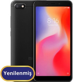 Resim Xiaomi Redmi 6A Yenilenmiş TR Garanti | 16 GB 2 GB Siyah 