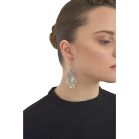 Resim Labalaba Lbkdnagkkp8046 Kadın Antik Gümüş Kaplama Küpe 
