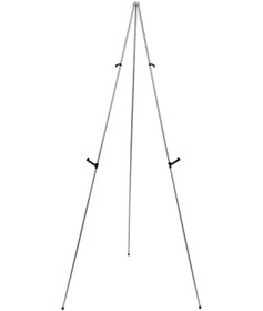 Resim Suntek Teleskopik Sergileme Şövalesi Katlanır Tripod Gümüş 
