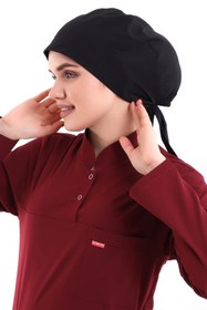 Resim Bilenn Tekstil Tesettür Bone - 4805 Siyah 