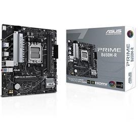 Resim ASUS MB PRIME B650M-R AMD B650 AM5 DDR5 7200 HDMI 2x M2 USB3.2 AURA RGB 2.5Gbit LAN mATX 96GB’a kadar ram desteği ASUS 5X PROTECTION III 