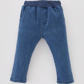 Resim DeFacto Erkek Bebek Standart Fit Jean Eşofman Alt 