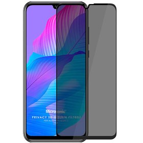 Resim Huawei P Smart S Privacy 5d Gizlilik Filtreli Cam Ekran Koruyucu Siyah 