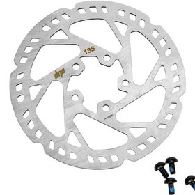 Resim Ranyeek Pro/pro2 Elektrikli Scooter İçin 135mm Paslanmaz Çelik Disk Fren Rotoru Ve Bağlantı Seti 