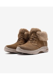Resim SKECHERS GO WALK ARCH FİT 2.0 BOOT - COZY REREAT Kadın Kahverengi Kar Botu 144570 BRN 