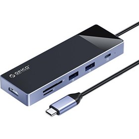 Resim DM-9P-BK-BP Type-C PD100W 4K 30Hz HDMI SD TF 5 GBPS Type-C 4 USB-A Portlu Hub Çoklayıcı 