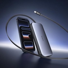 Resim Mcdodo MC-5920 10000mAh 45W LED Ekranlı Powerbank Dahili USB-C Retractable Kablolu 