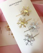 Resim Snowflake Hair Pins 