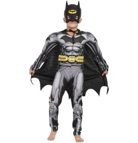 Resim Zyzqstore Batman Çocuk Kostümü Kaslı, Çok Renkli, Erkek, Tek Kişilik, Halloween Party Kostümü Çok Renkli 